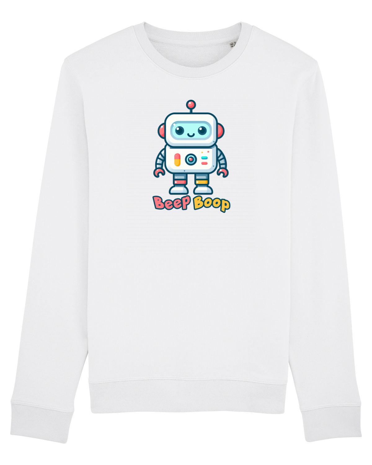 Bluză mânecă lungă Unisex Rise White