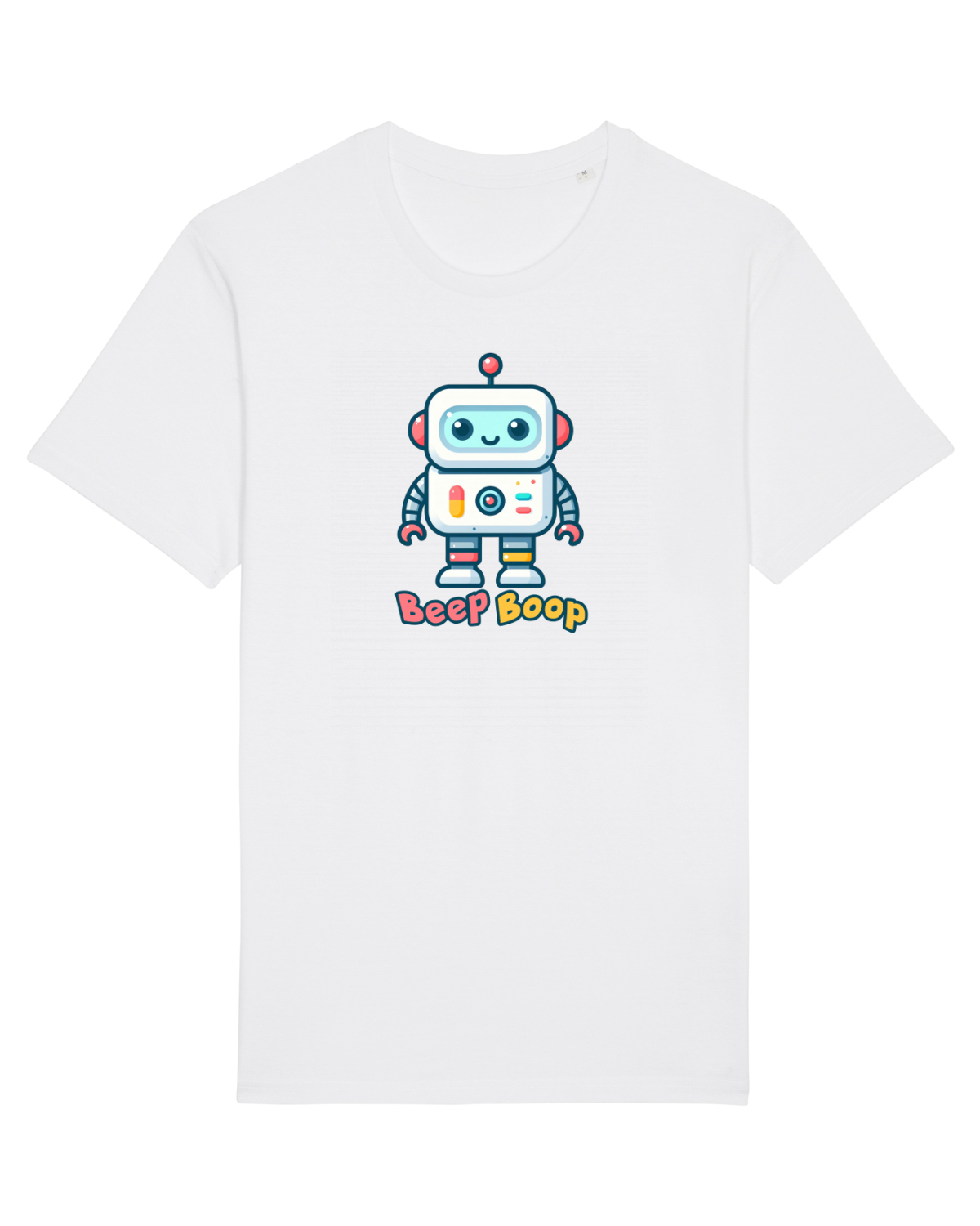 Tricou mânecă scurtă Unisex Rocker White