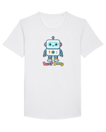 Robot Copii Beep Boop Drăguț - Roboți Tricou mânecă scurtă guler larg Bărbat Skater