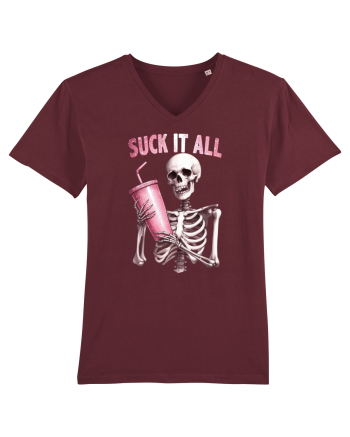 Suck It All Burgundy