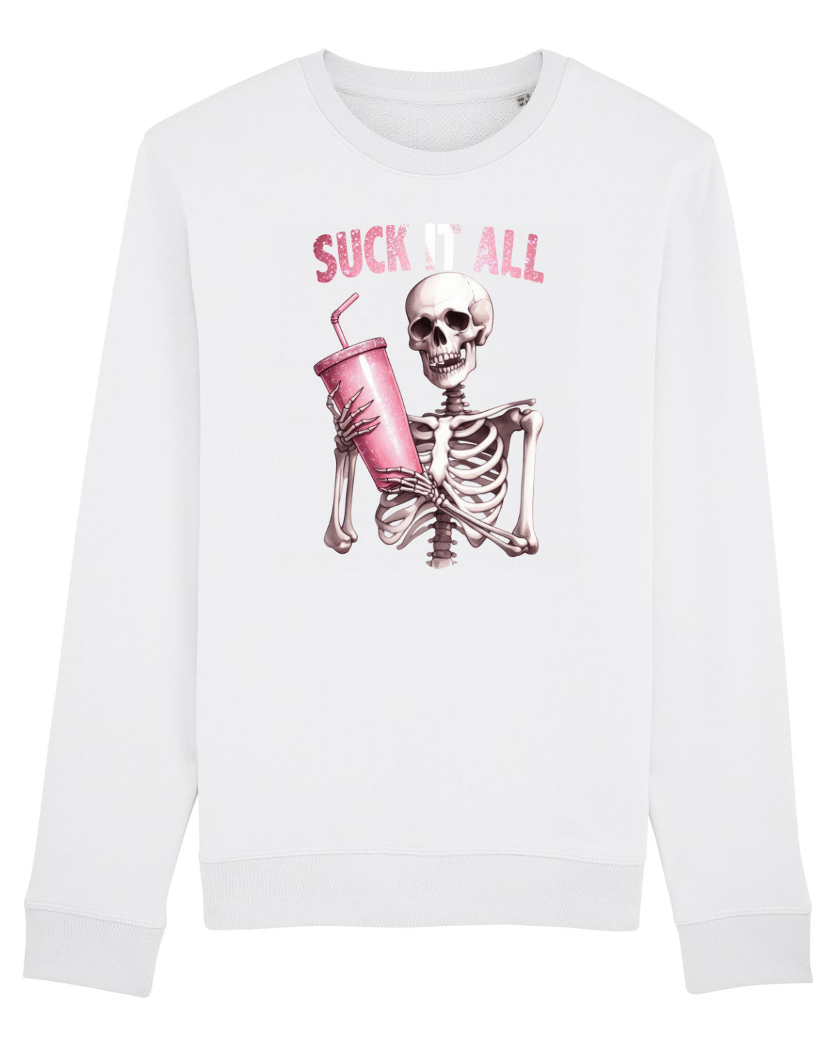 Bluză mânecă lungă Unisex Rise White