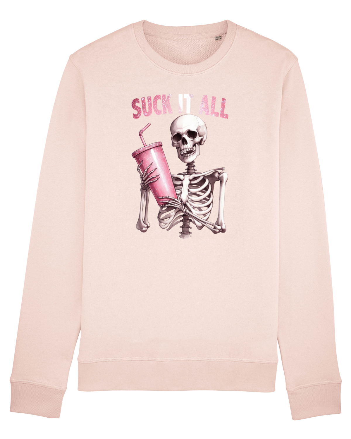 Bluză mânecă lungă Unisex Rise Candy Pink