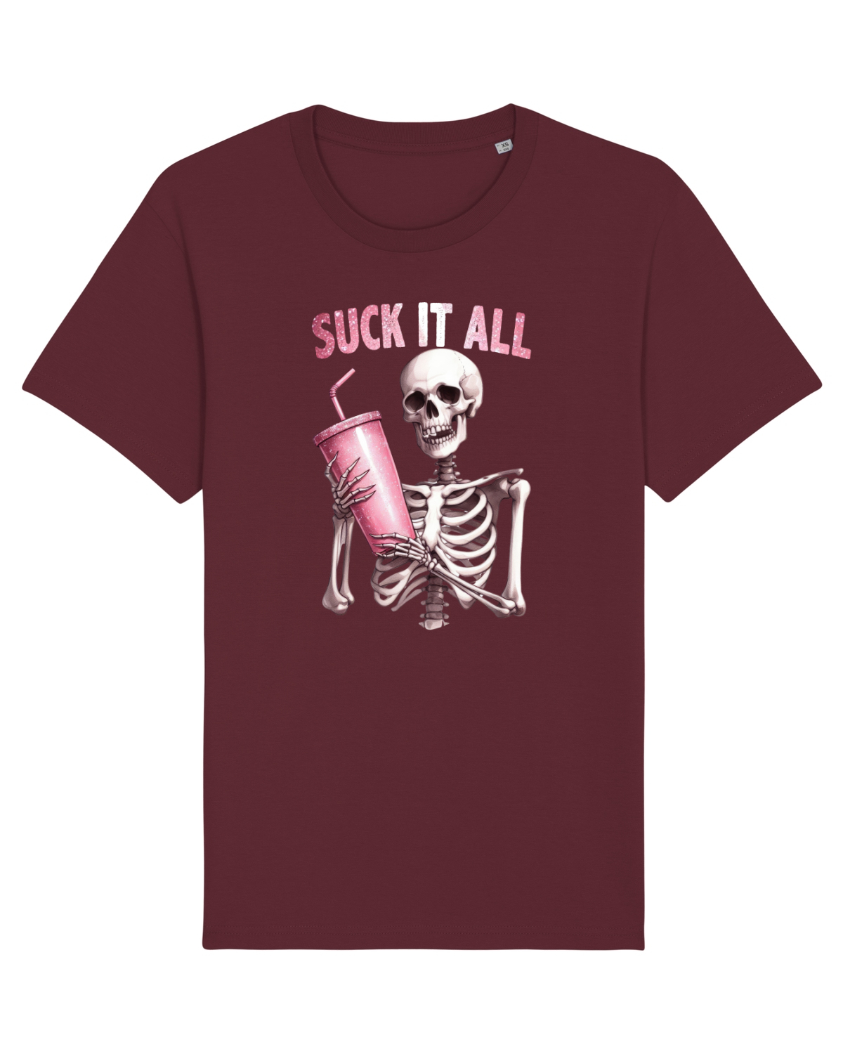 Tricou mânecă scurtă Unisex Rocker Burgundy