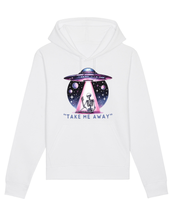 Antisocial Rainbow Skull White