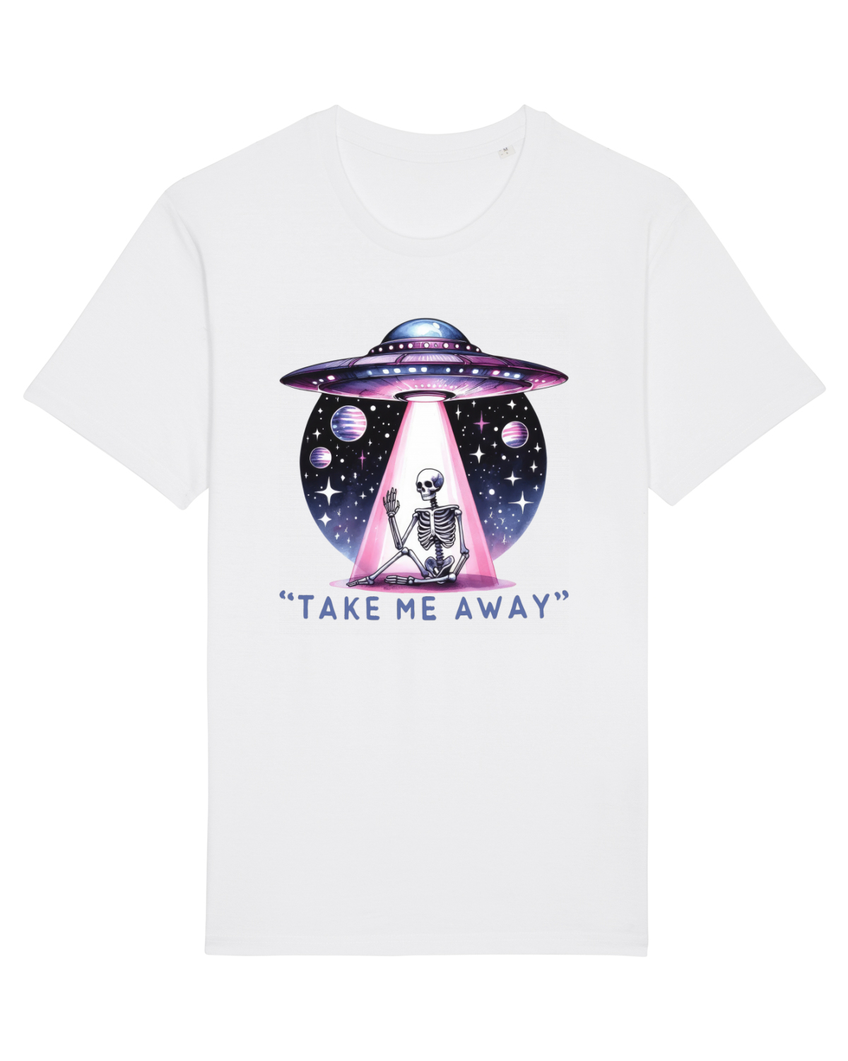 Tricou mânecă scurtă Unisex Rocker White