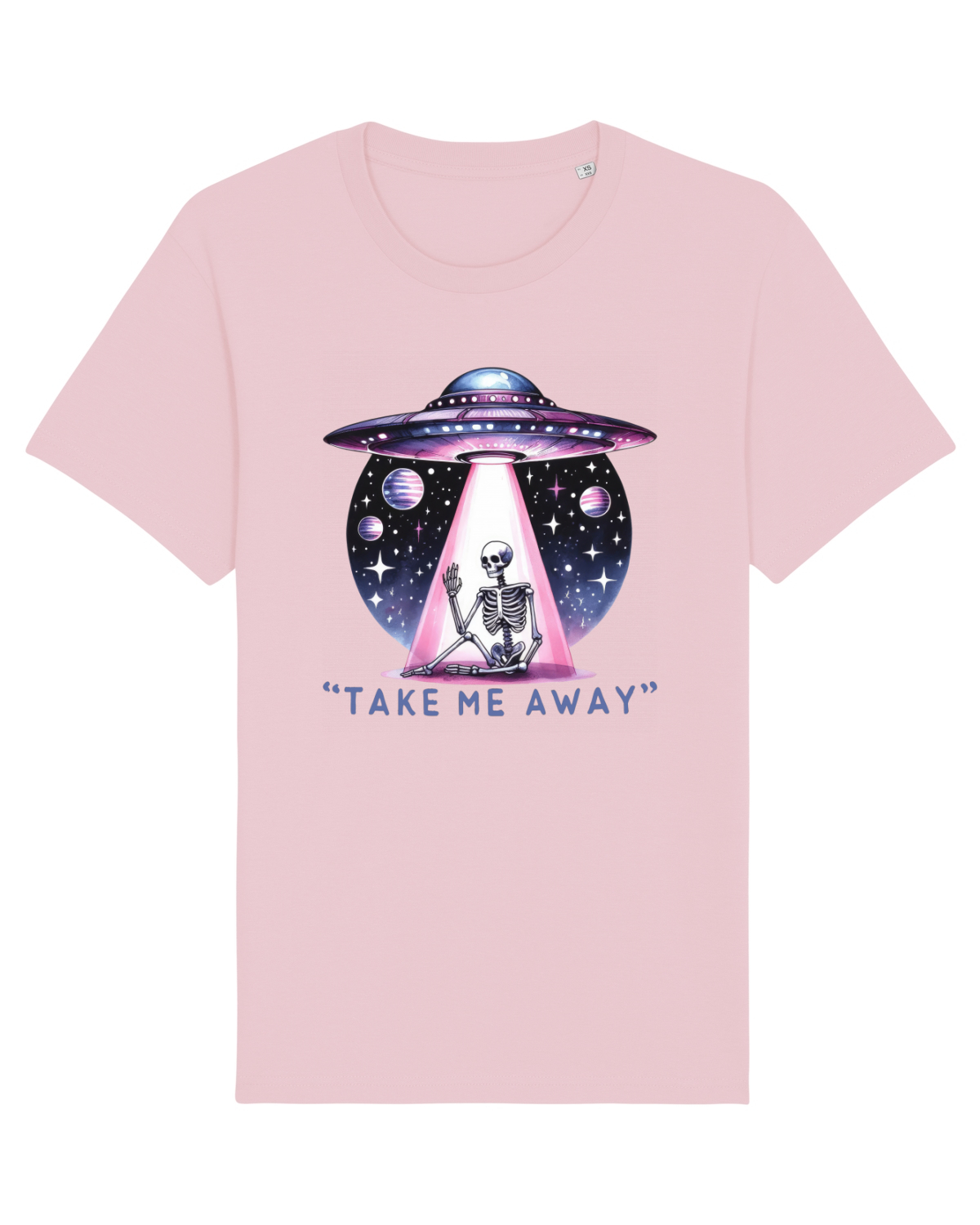Tricou mânecă scurtă Unisex Rocker Cotton Pink