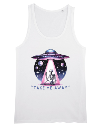 Antisocial Rainbow Skull White