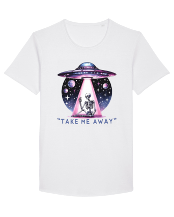 Antisocial Rainbow Skull White