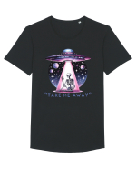 Antisocial Rainbow Skull Tricou mânecă scurtă guler larg Bărbat Skater