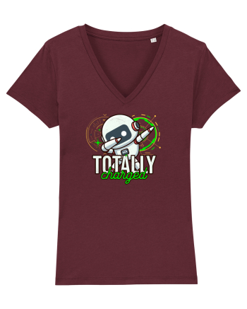 Robot Complet Încărcat Burgundy