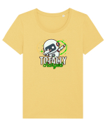 Robot Complet Încărcat Tricou mânecă scurtă guler larg fitted Damă Expresser