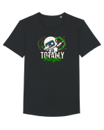 Robot Complet Încărcat Tricou mânecă scurtă guler larg Bărbat Skater
