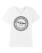 EDUCATION Tricou mânecă scurtă guler V Bărbat Presenter