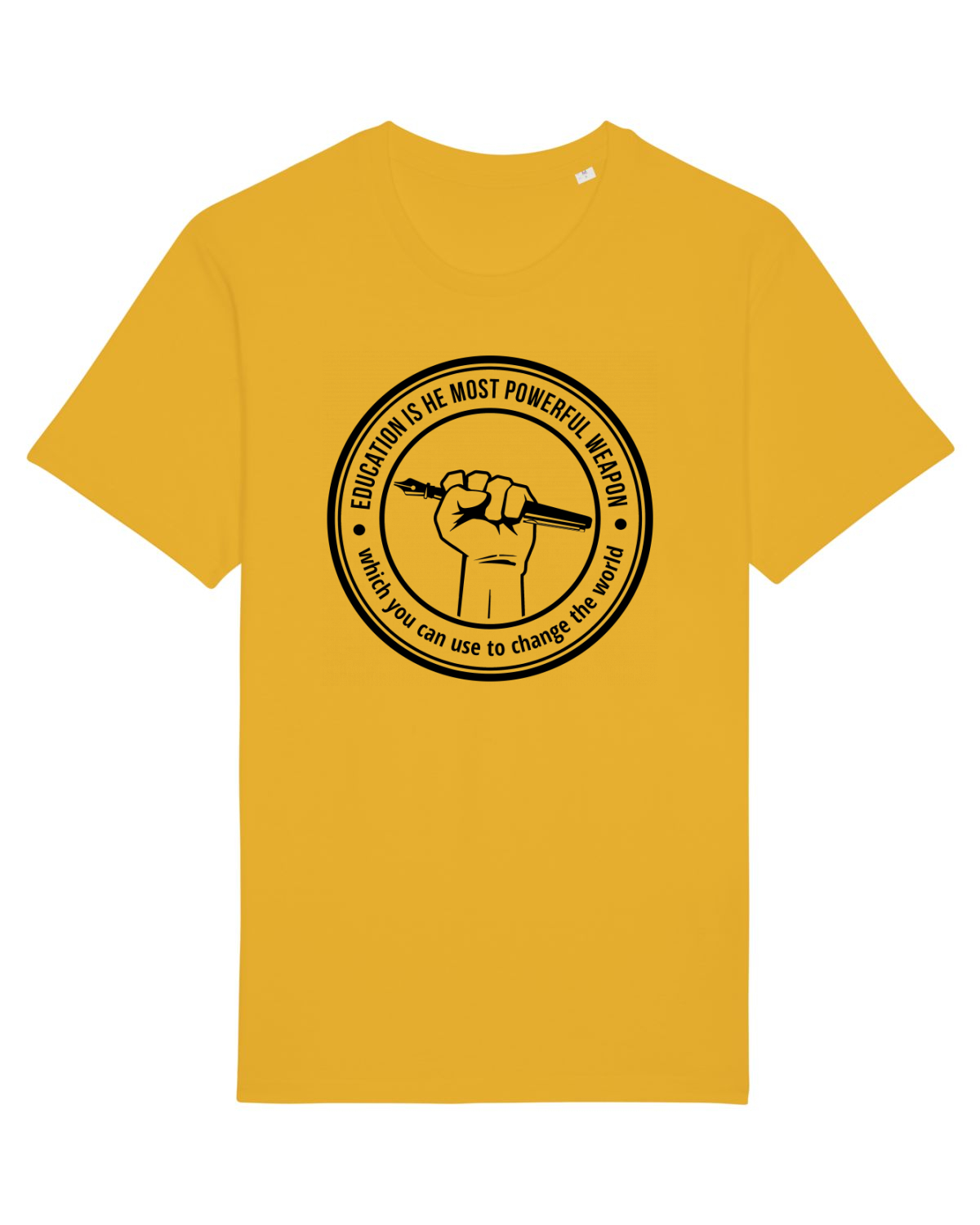 Tricou mânecă scurtă Unisex Rocker Spectra Yellow