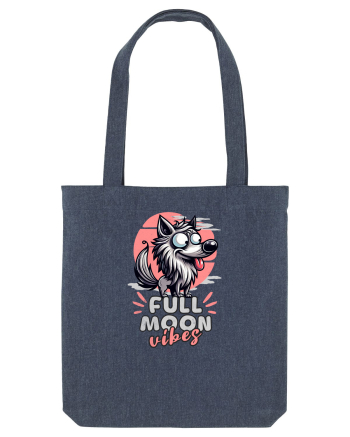 Lup Nebun Amuzant - Vibrații Lună Plină Midnight Blue