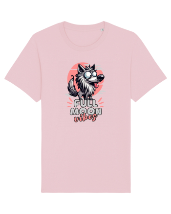 Lup Nebun Amuzant - Vibrații Lună Plină Cotton Pink