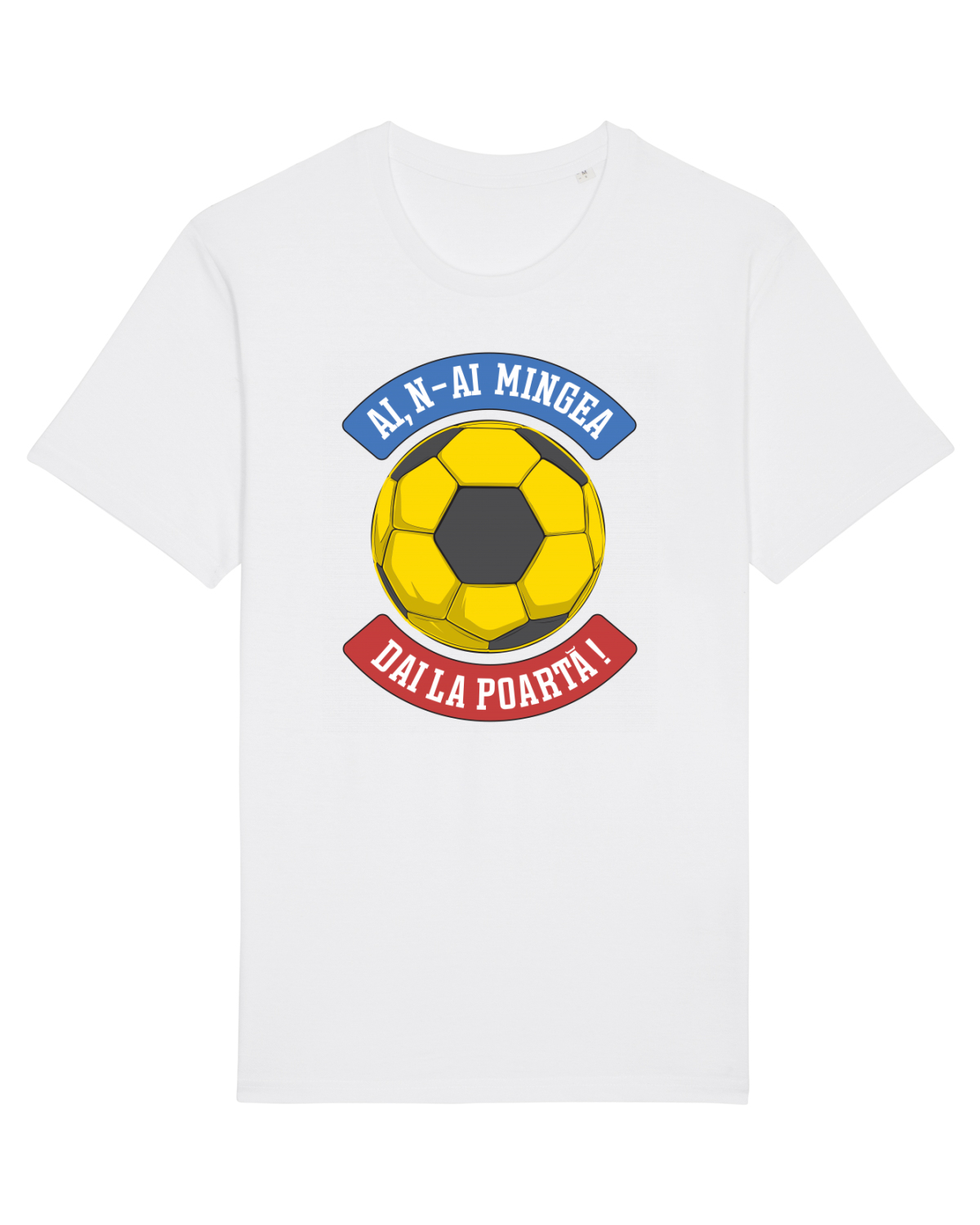 Tricou mânecă scurtă Unisex Rocker White