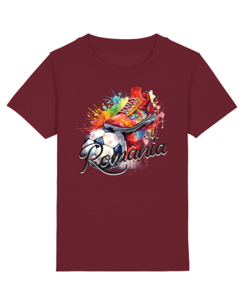 Fotbal Romania - Cu mingea la picior Burgundy