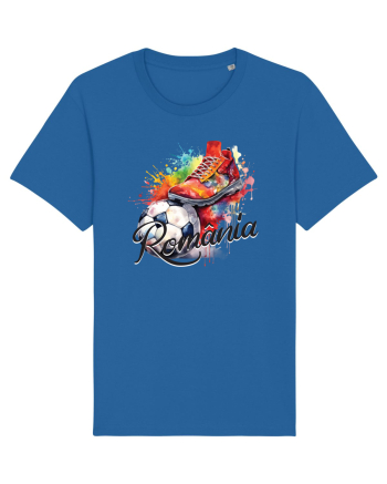 Fotbal Romania - Cu mingea la picior Royal Blue