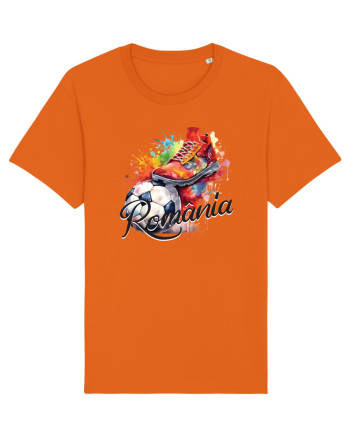 Fotbal Romania - Cu mingea la picior Bright Orange
