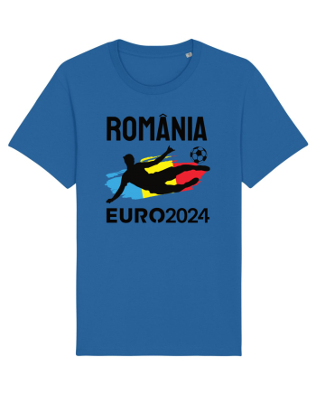 Suporter Romania - Euro 2024 jucator de fotbal Royal Blue