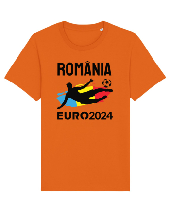 Suporter Romania - Euro 2024 jucator de fotbal Bright Orange