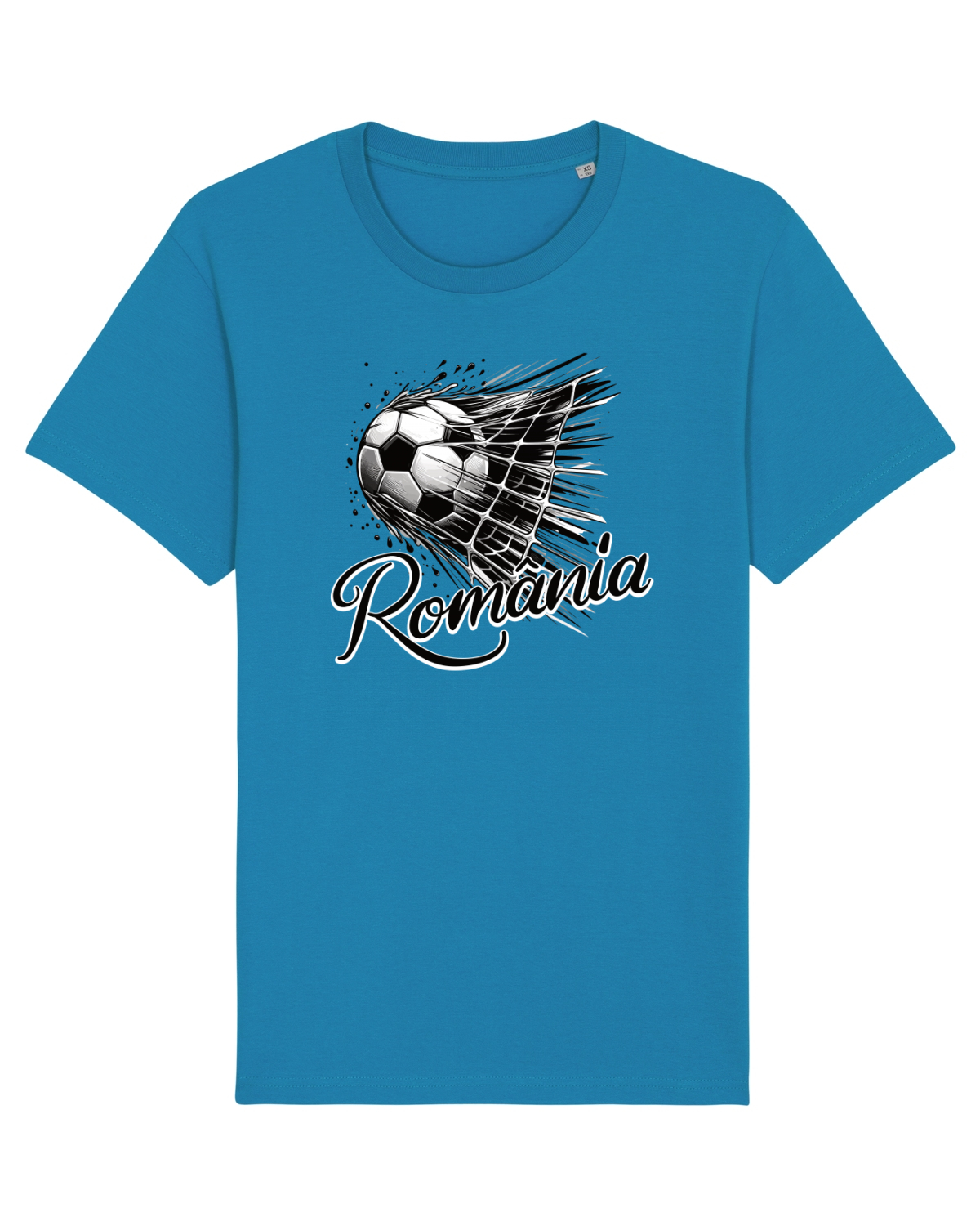 Tricou mânecă scurtă Unisex Rocker Azur
