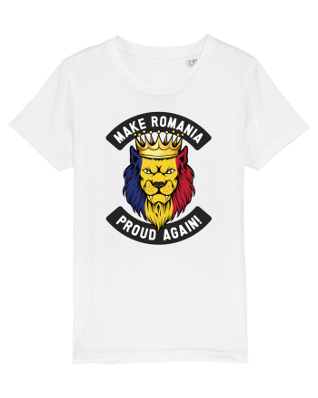 Suporter Romania - Make Romania proud again White