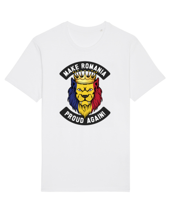 Suporter Romania - Make Romania proud again White