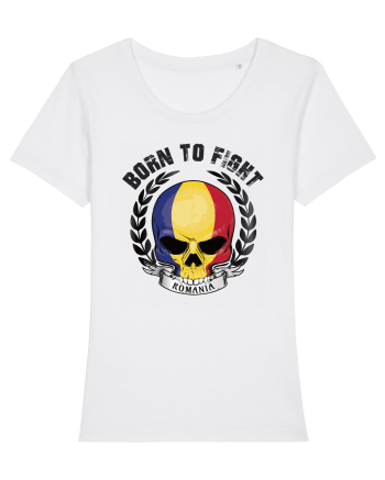 Suporter Romania - Romania - Born to fight White