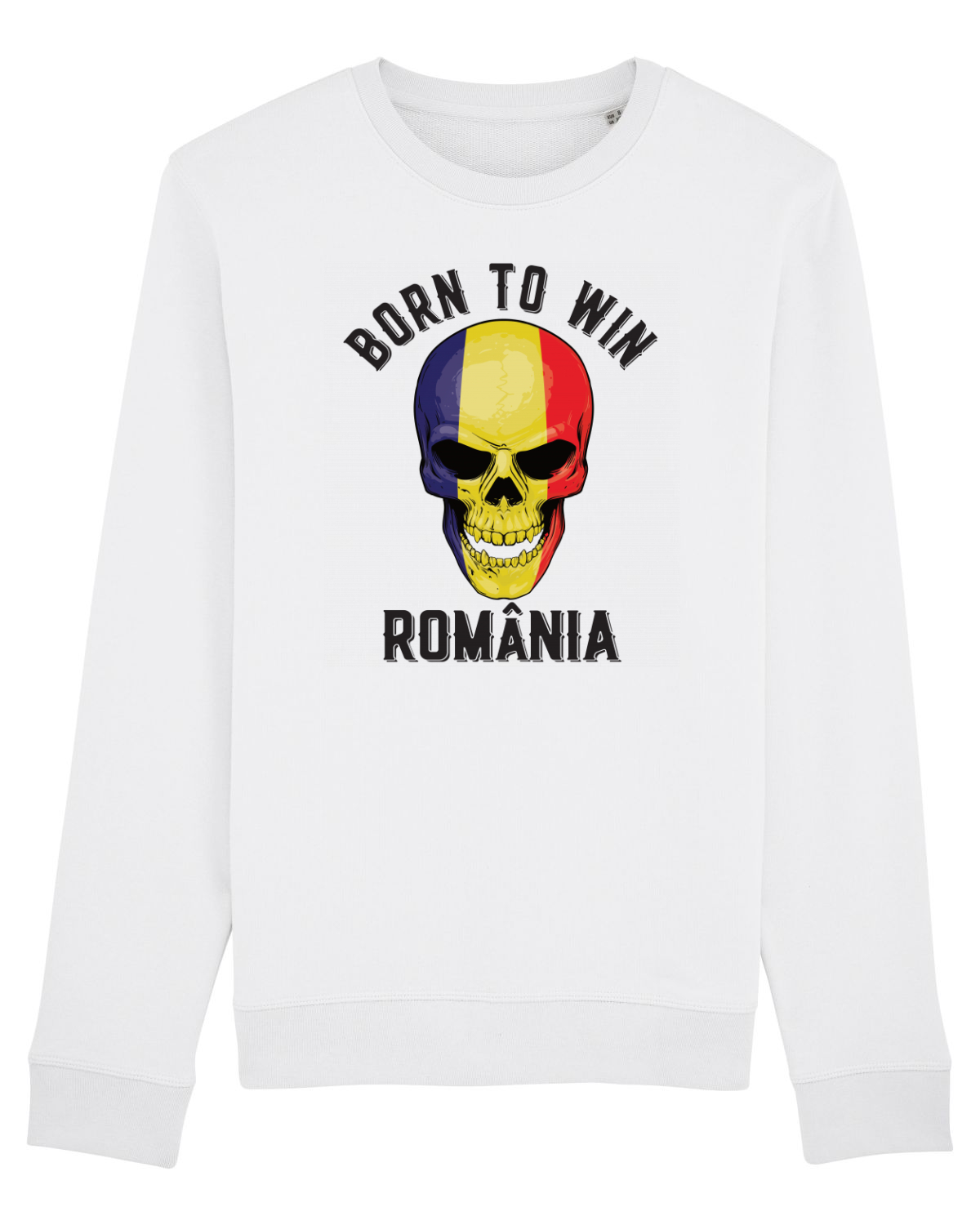 Bluză mânecă lungă Unisex Rise White