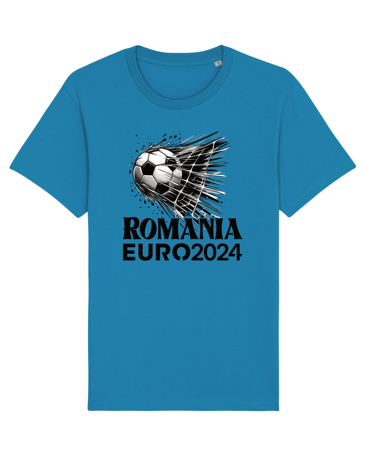 Tricou mânecă scurtă Unisex Rocker Azur