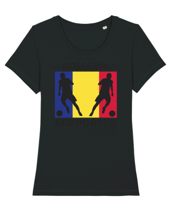 Fotbal Romania - Romanian supporter v1 Black