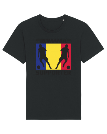 Fotbal Romania - Romanian supporter v1 Black