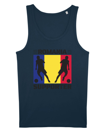 Fotbal Romania - Romanian supporter v1 Navy