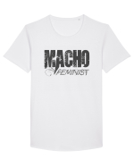 MACHO FEMINIST Tricou mânecă scurtă guler larg Bărbat Skater
