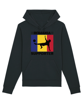 Fotbal Romania - Romanian supporter v2 Black