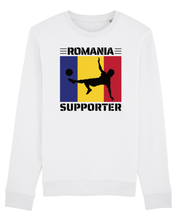 Fotbal Romania - Romanian supporter v2 White