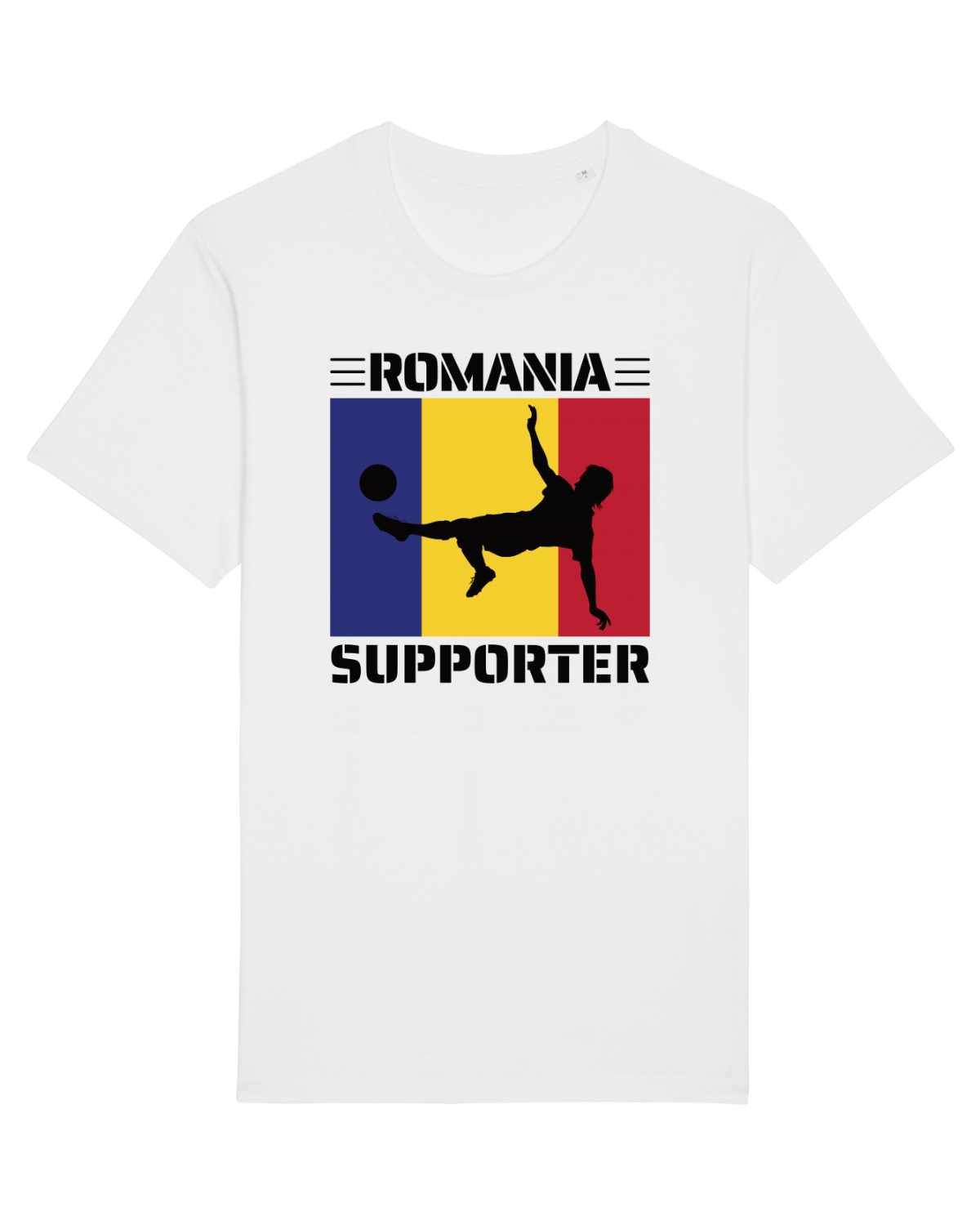 Tricou mânecă scurtă Unisex Rocker White