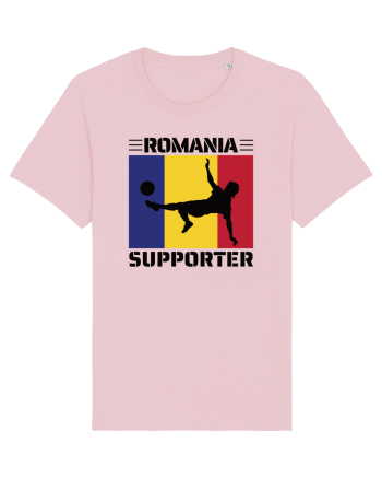 Fotbal Romania - Romanian supporter v2 Cotton Pink
