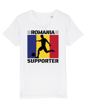 Fotbal Romania - Romanian supporter v3 White