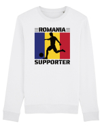 Fotbal Romania - Romanian supporter v3 Bluză mânecă lungă Unisex Rise
