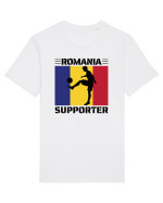 Fotbal Romania - Romanian supporter v4 Tricou mânecă scurtă Unisex Rocker
