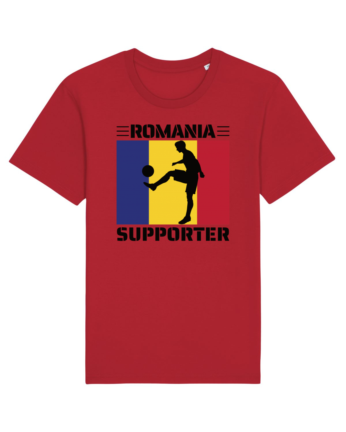 Tricou mânecă scurtă Unisex Rocker Red