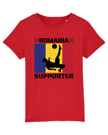 Fotbal Romania - Romanian supporter v5 Red