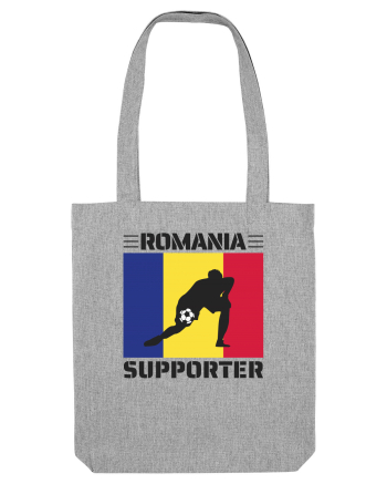 Fotbal Romania - Romanian supporter v6 Heather Grey
