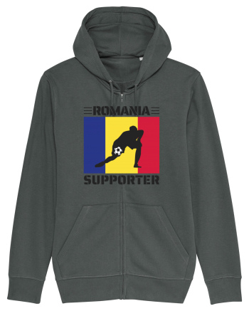 Fotbal Romania - Romanian supporter v6 Anthracite