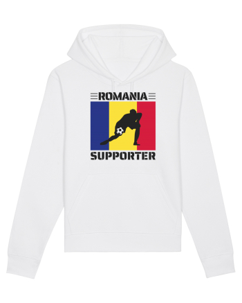 Fotbal Romania - Romanian supporter v6 White