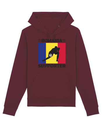 Fotbal Romania - Romanian supporter v6 Burgundy