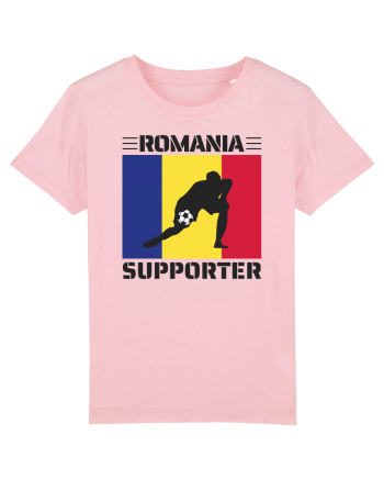 Fotbal Romania - Romanian supporter v6 Cotton Pink